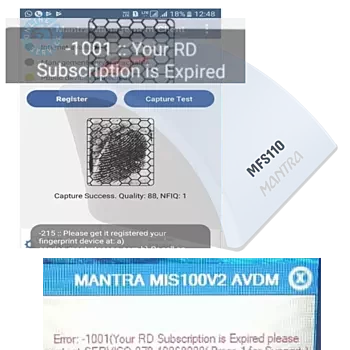 Mantra RDservice